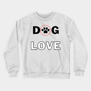 dog lover illustration Crewneck Sweatshirt